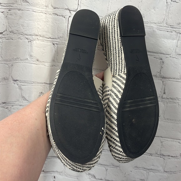 Simply Vera Wang braeburnblack slip on size 10 wedge sandals - Picture 7 of 9